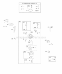 Part Location Diagram of 695729 Briggs and Stratton Shaft-choke